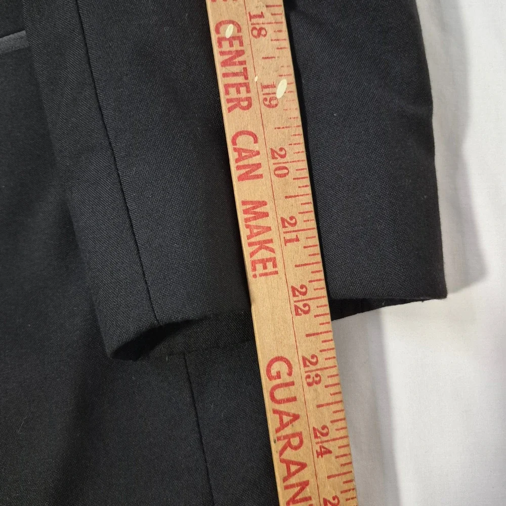 Christian Dior Tuxedo Jacket Men 40S Black Loro Piana Wool Peak Lapel Formal USA